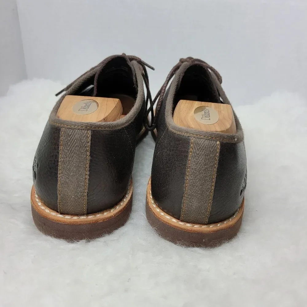 Timberland Earthkeepers Stormbuck Lite Oxford Brown Leather Shoes Size 10.4